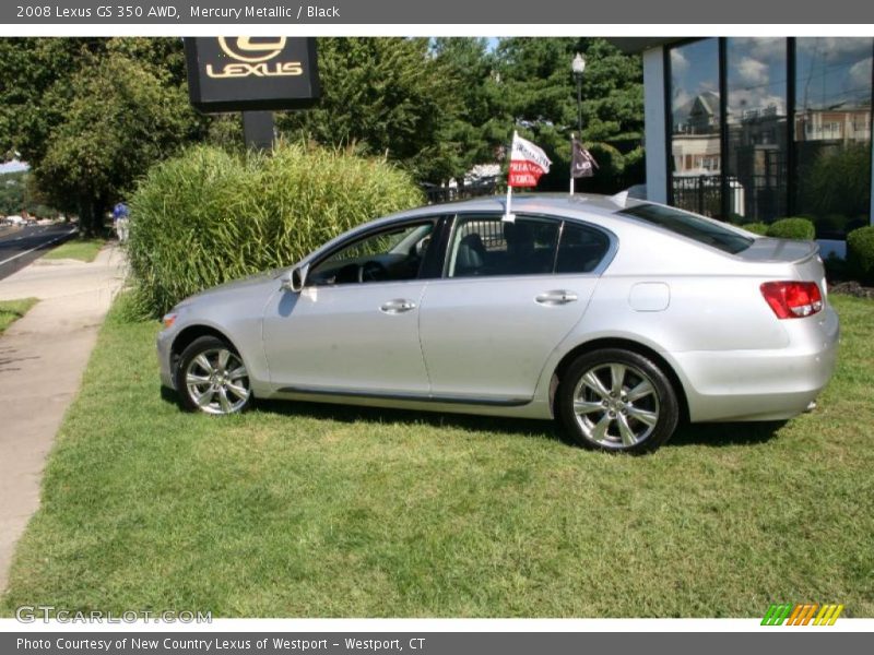 Mercury Metallic / Black 2008 Lexus GS 350 AWD