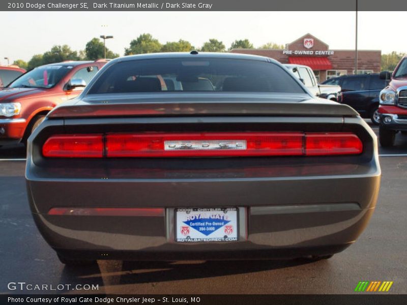 Dark Titanium Metallic / Dark Slate Gray 2010 Dodge Challenger SE