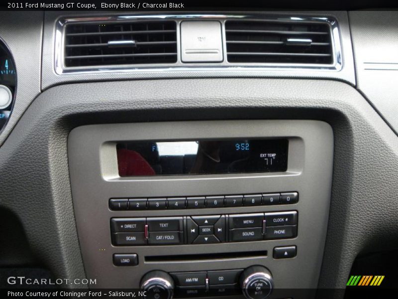 Ebony Black / Charcoal Black 2011 Ford Mustang GT Coupe