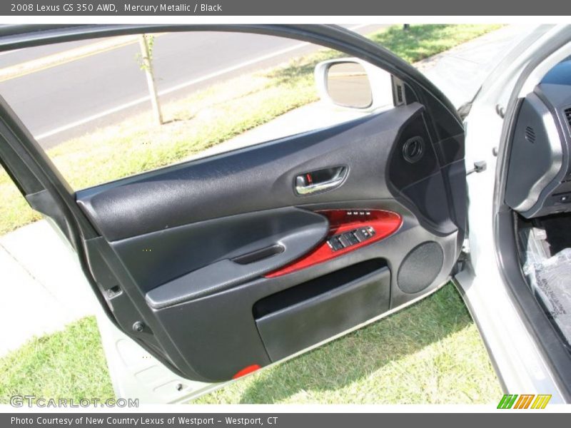 Mercury Metallic / Black 2008 Lexus GS 350 AWD