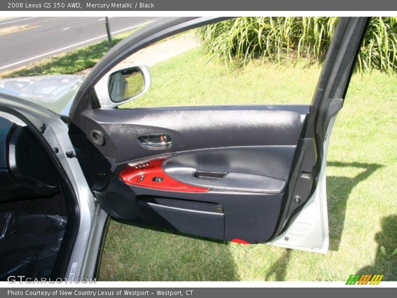 Mercury Metallic / Black 2008 Lexus GS 350 AWD