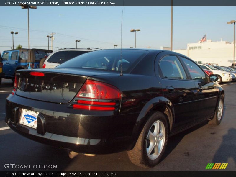 Brilliant Black / Dark Slate Grey 2006 Dodge Stratus SXT Sedan