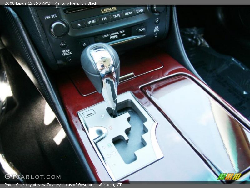 Mercury Metallic / Black 2008 Lexus GS 350 AWD