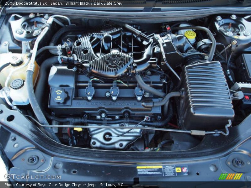 Brilliant Black / Dark Slate Grey 2006 Dodge Stratus SXT Sedan