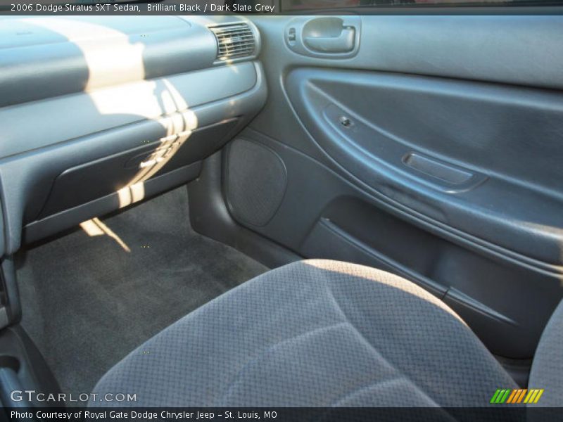 Brilliant Black / Dark Slate Grey 2006 Dodge Stratus SXT Sedan