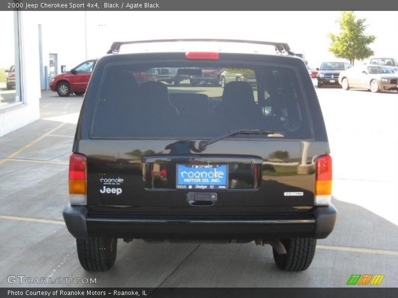 Black / Agate Black 2000 Jeep Cherokee Sport 4x4