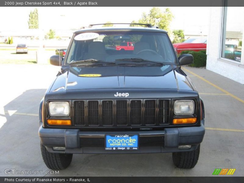 Black / Agate Black 2000 Jeep Cherokee Sport 4x4