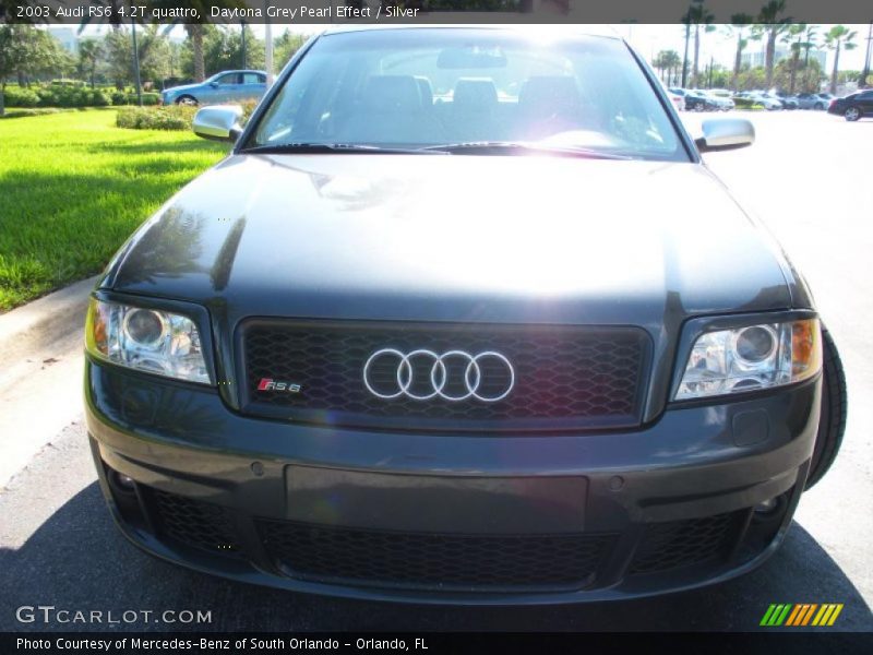 Daytona Grey Pearl Effect / Silver 2003 Audi RS6 4.2T quattro