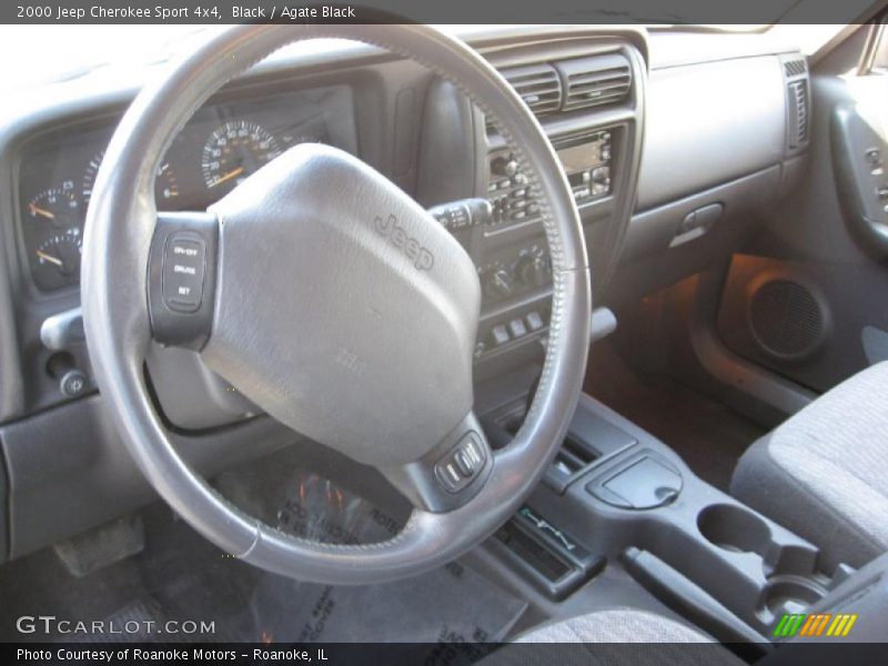 Black / Agate Black 2000 Jeep Cherokee Sport 4x4