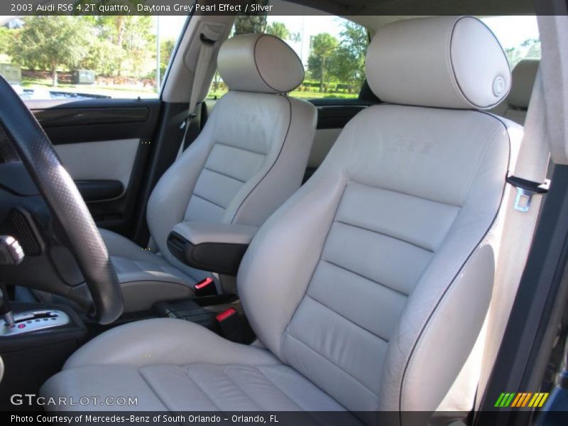 Daytona Grey Pearl Effect / Silver 2003 Audi RS6 4.2T quattro