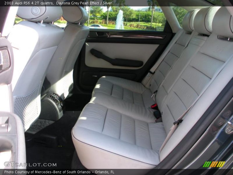 Daytona Grey Pearl Effect / Silver 2003 Audi RS6 4.2T quattro