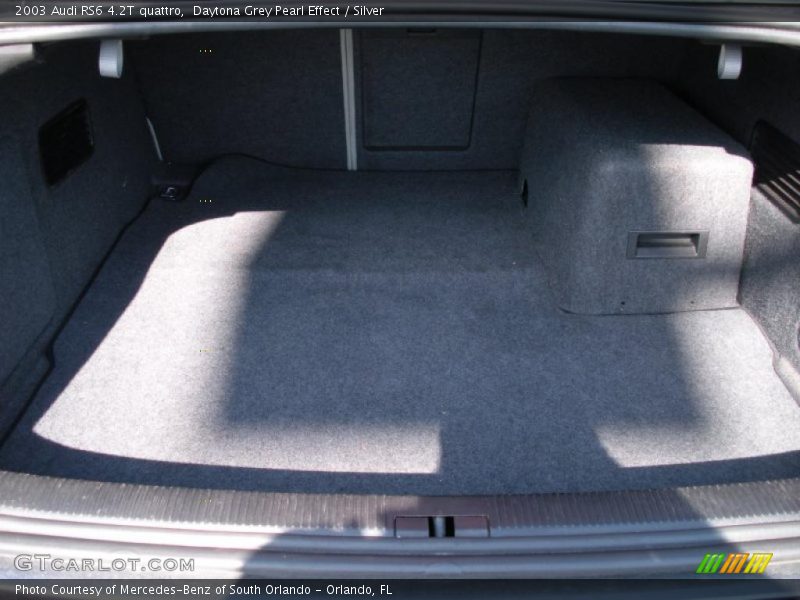 Daytona Grey Pearl Effect / Silver 2003 Audi RS6 4.2T quattro