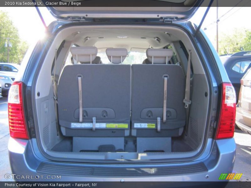 Glacier Blue / Beige 2010 Kia Sedona LX