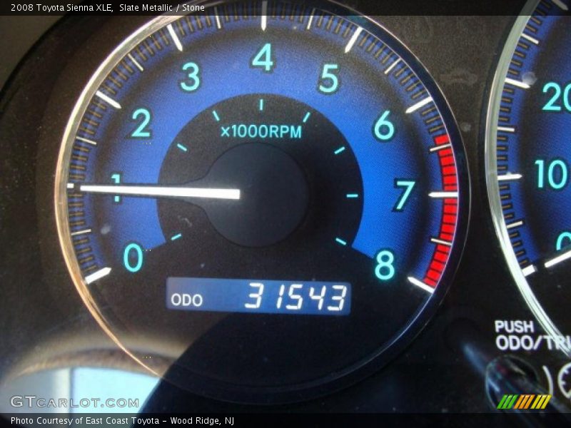 Slate Metallic / Stone 2008 Toyota Sienna XLE
