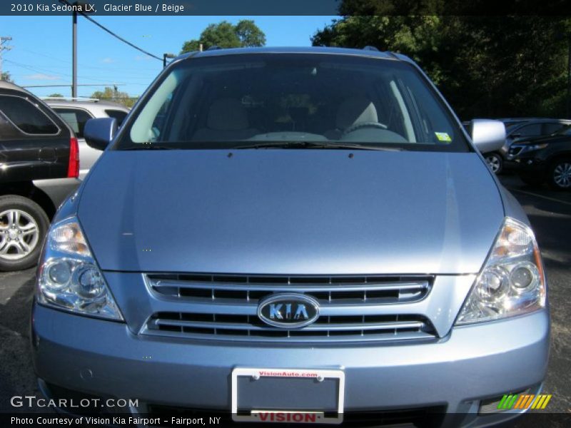 Glacier Blue / Beige 2010 Kia Sedona LX