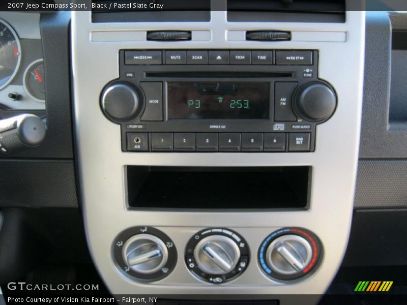 Black / Pastel Slate Gray 2007 Jeep Compass Sport