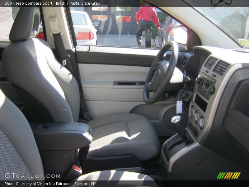 Black / Pastel Slate Gray 2007 Jeep Compass Sport