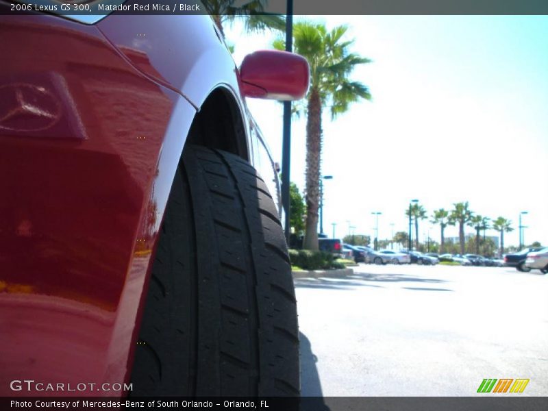 Matador Red Mica / Black 2006 Lexus GS 300