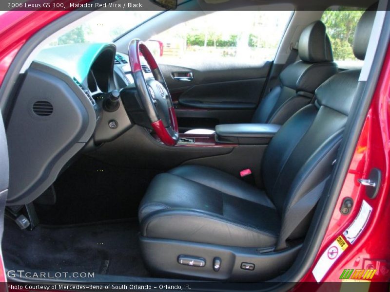 Matador Red Mica / Black 2006 Lexus GS 300