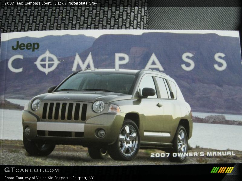 Black / Pastel Slate Gray 2007 Jeep Compass Sport