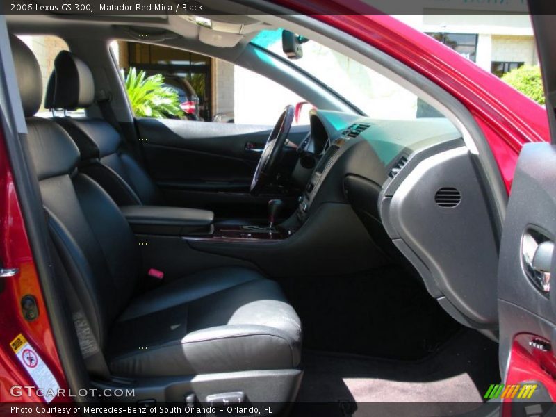 Matador Red Mica / Black 2006 Lexus GS 300