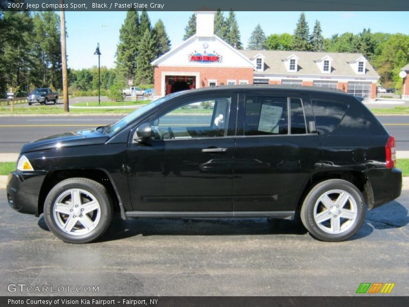 Black / Pastel Slate Gray 2007 Jeep Compass Sport