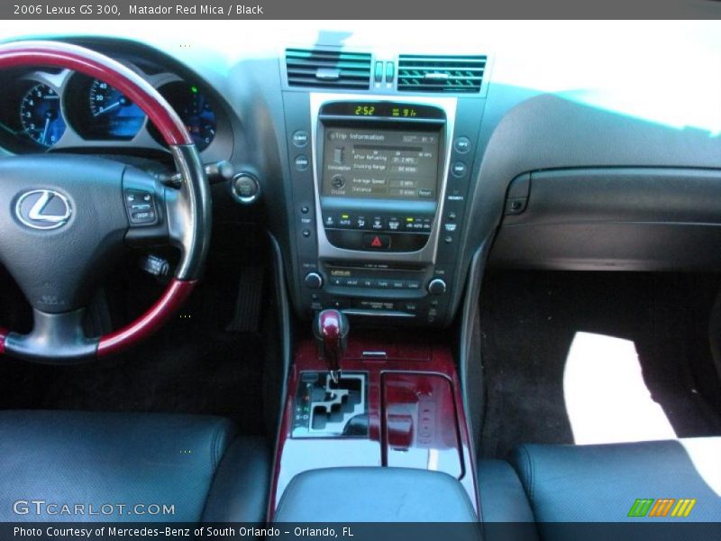 Matador Red Mica / Black 2006 Lexus GS 300