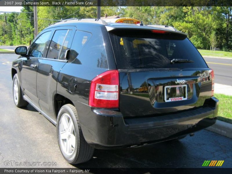 Black / Pastel Slate Gray 2007 Jeep Compass Sport