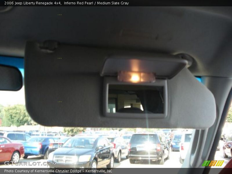 Inferno Red Pearl / Medium Slate Gray 2006 Jeep Liberty Renegade 4x4