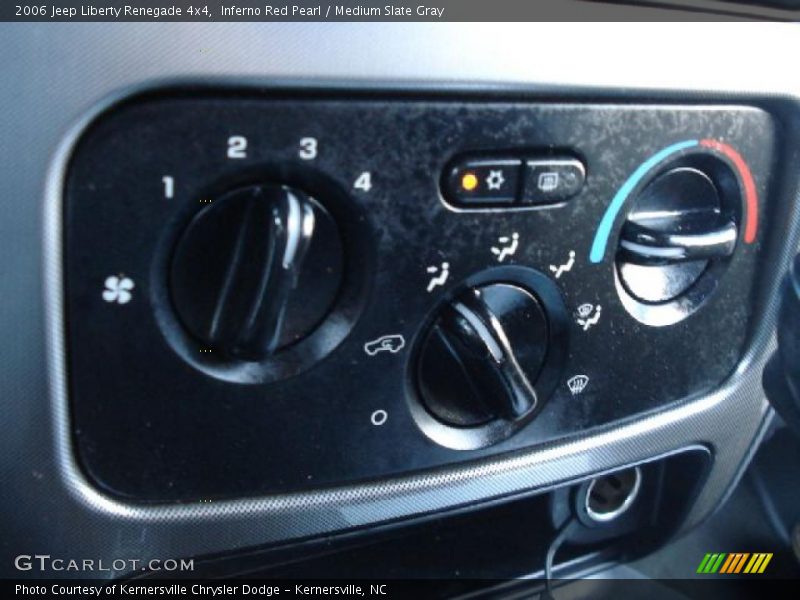 Inferno Red Pearl / Medium Slate Gray 2006 Jeep Liberty Renegade 4x4