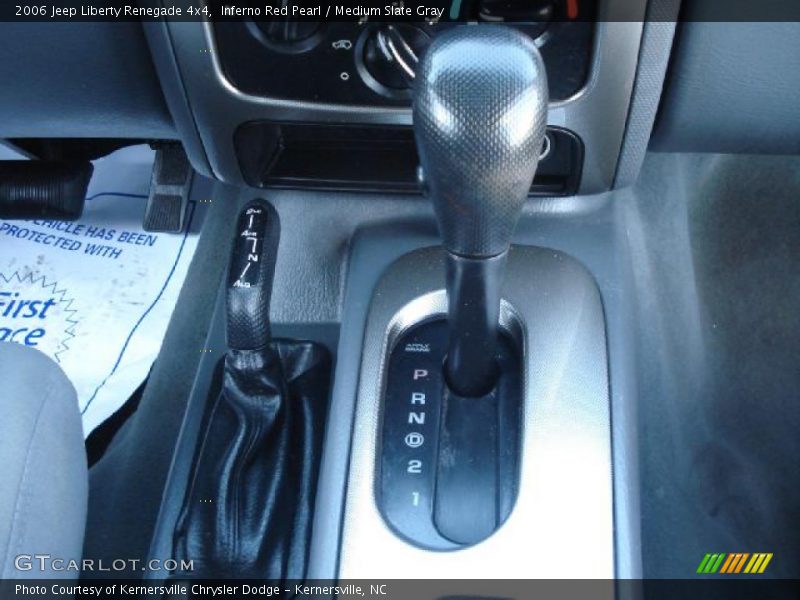 Inferno Red Pearl / Medium Slate Gray 2006 Jeep Liberty Renegade 4x4