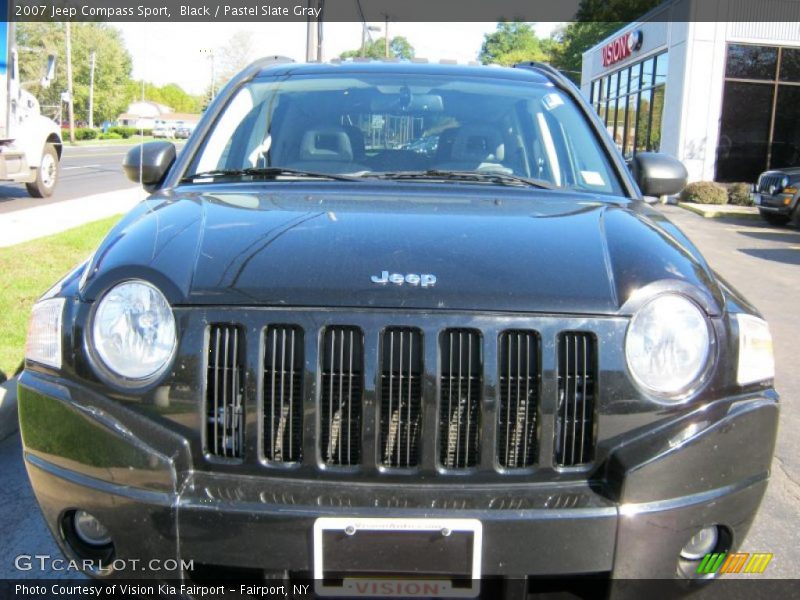 Black / Pastel Slate Gray 2007 Jeep Compass Sport