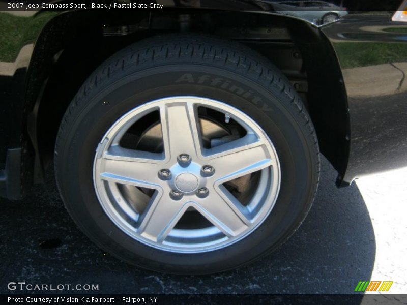 Black / Pastel Slate Gray 2007 Jeep Compass Sport