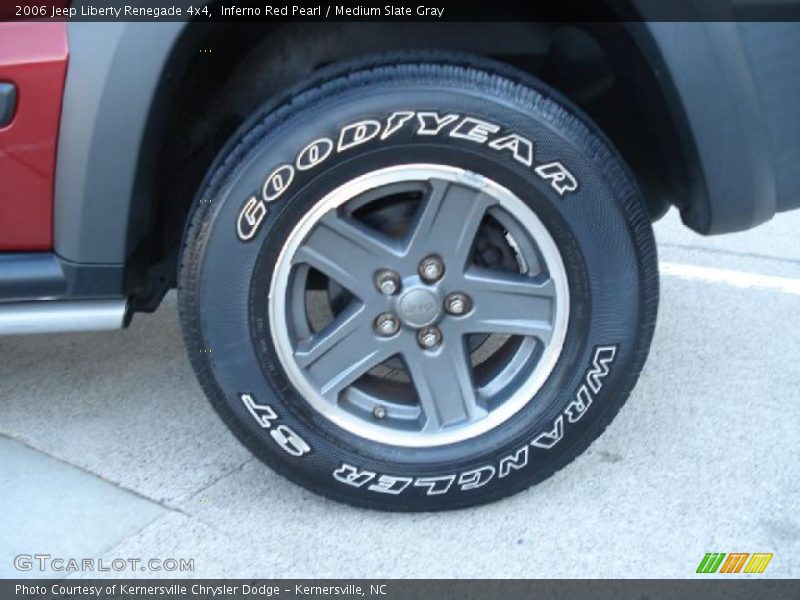 Inferno Red Pearl / Medium Slate Gray 2006 Jeep Liberty Renegade 4x4