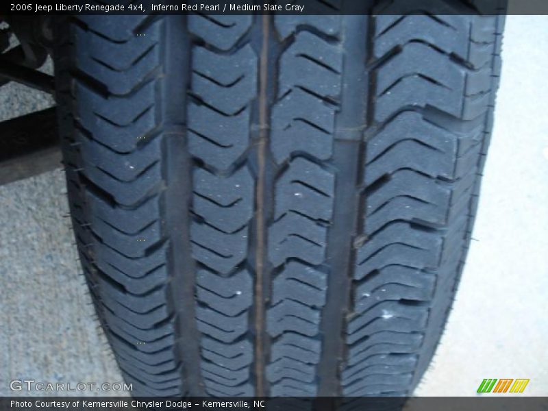 Inferno Red Pearl / Medium Slate Gray 2006 Jeep Liberty Renegade 4x4