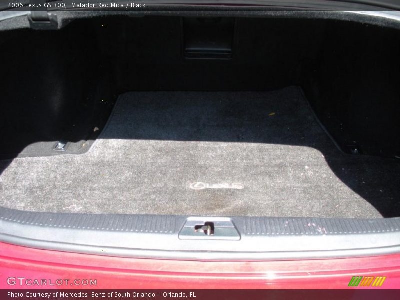 Matador Red Mica / Black 2006 Lexus GS 300