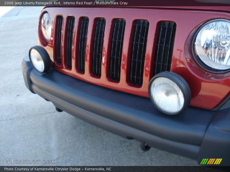 Inferno Red Pearl / Medium Slate Gray 2006 Jeep Liberty Renegade 4x4