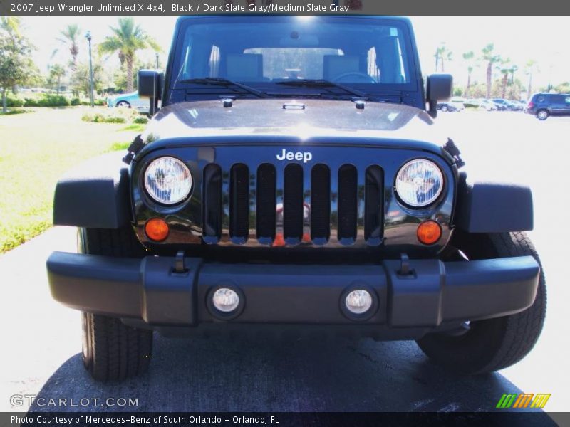 Black / Dark Slate Gray/Medium Slate Gray 2007 Jeep Wrangler Unlimited X 4x4