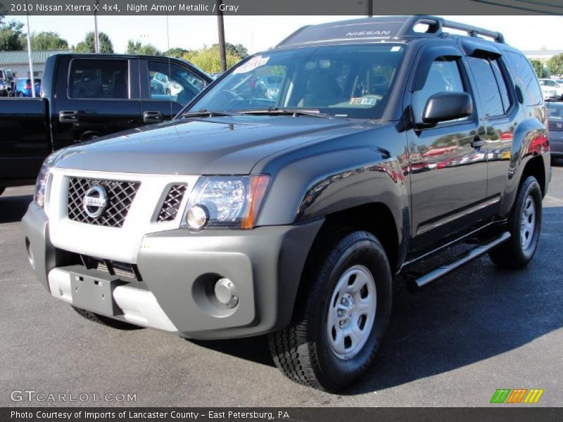 Night Armor Metallic / Gray 2010 Nissan Xterra X 4x4
