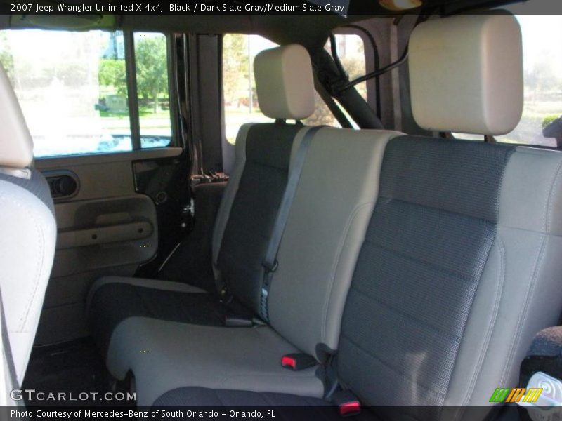 Black / Dark Slate Gray/Medium Slate Gray 2007 Jeep Wrangler Unlimited X 4x4
