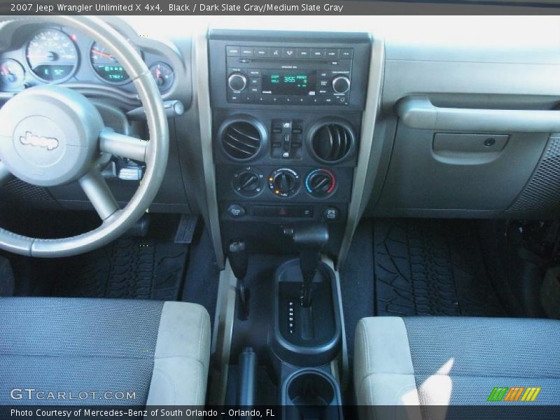 Black / Dark Slate Gray/Medium Slate Gray 2007 Jeep Wrangler Unlimited X 4x4