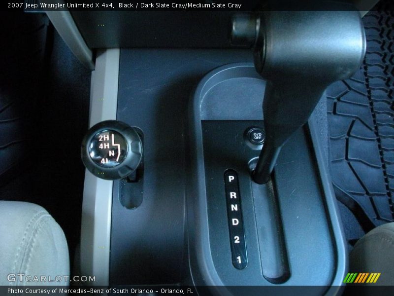 Black / Dark Slate Gray/Medium Slate Gray 2007 Jeep Wrangler Unlimited X 4x4