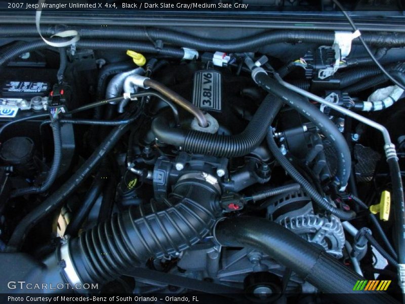 Black / Dark Slate Gray/Medium Slate Gray 2007 Jeep Wrangler Unlimited X 4x4