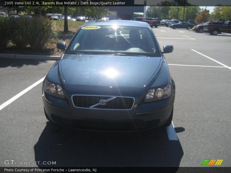 Barents Blue Metallic / Dark Beige/Quartz Leather 2005 Volvo S40 2.4i