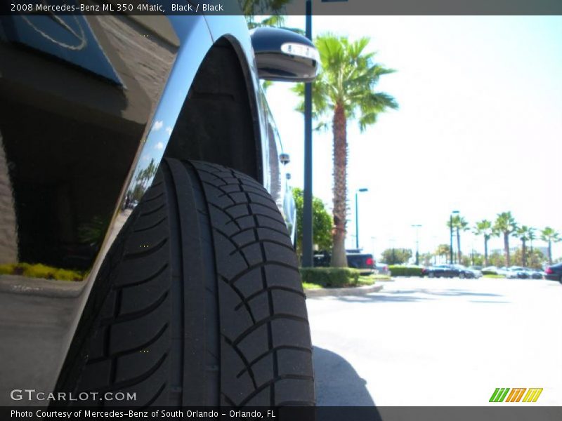 Black / Black 2008 Mercedes-Benz ML 350 4Matic