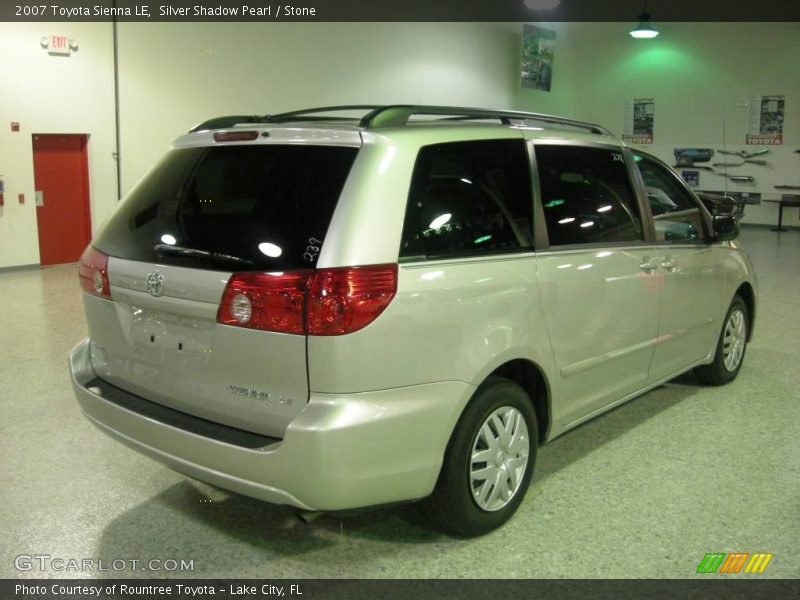 Silver Shadow Pearl / Stone 2007 Toyota Sienna LE