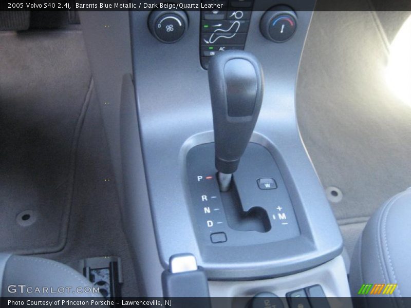 Barents Blue Metallic / Dark Beige/Quartz Leather 2005 Volvo S40 2.4i