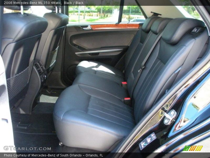 Black / Black 2008 Mercedes-Benz ML 350 4Matic