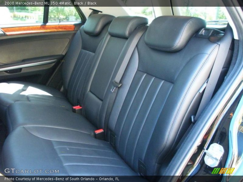 Black / Black 2008 Mercedes-Benz ML 350 4Matic