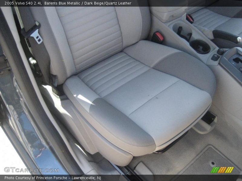 Barents Blue Metallic / Dark Beige/Quartz Leather 2005 Volvo S40 2.4i